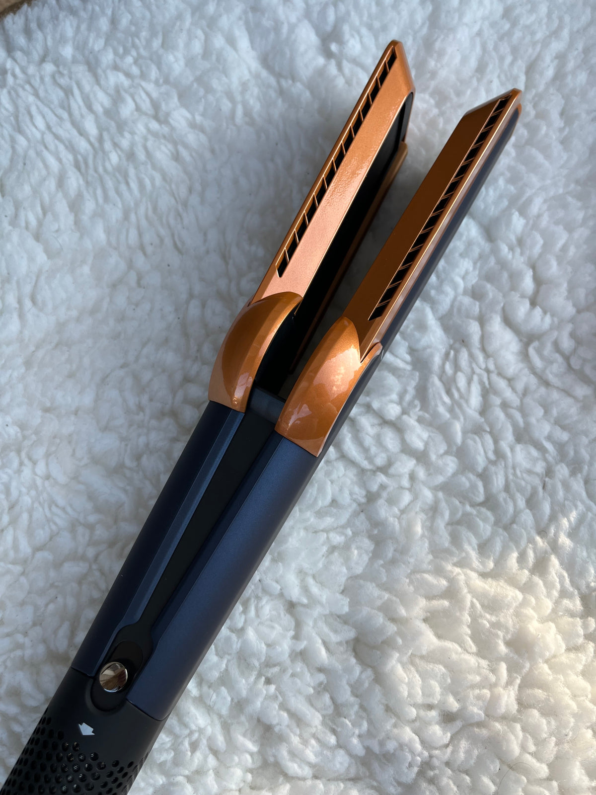 2 в 1 фен + Випрямляч  Prussian Blue/Rich Copper