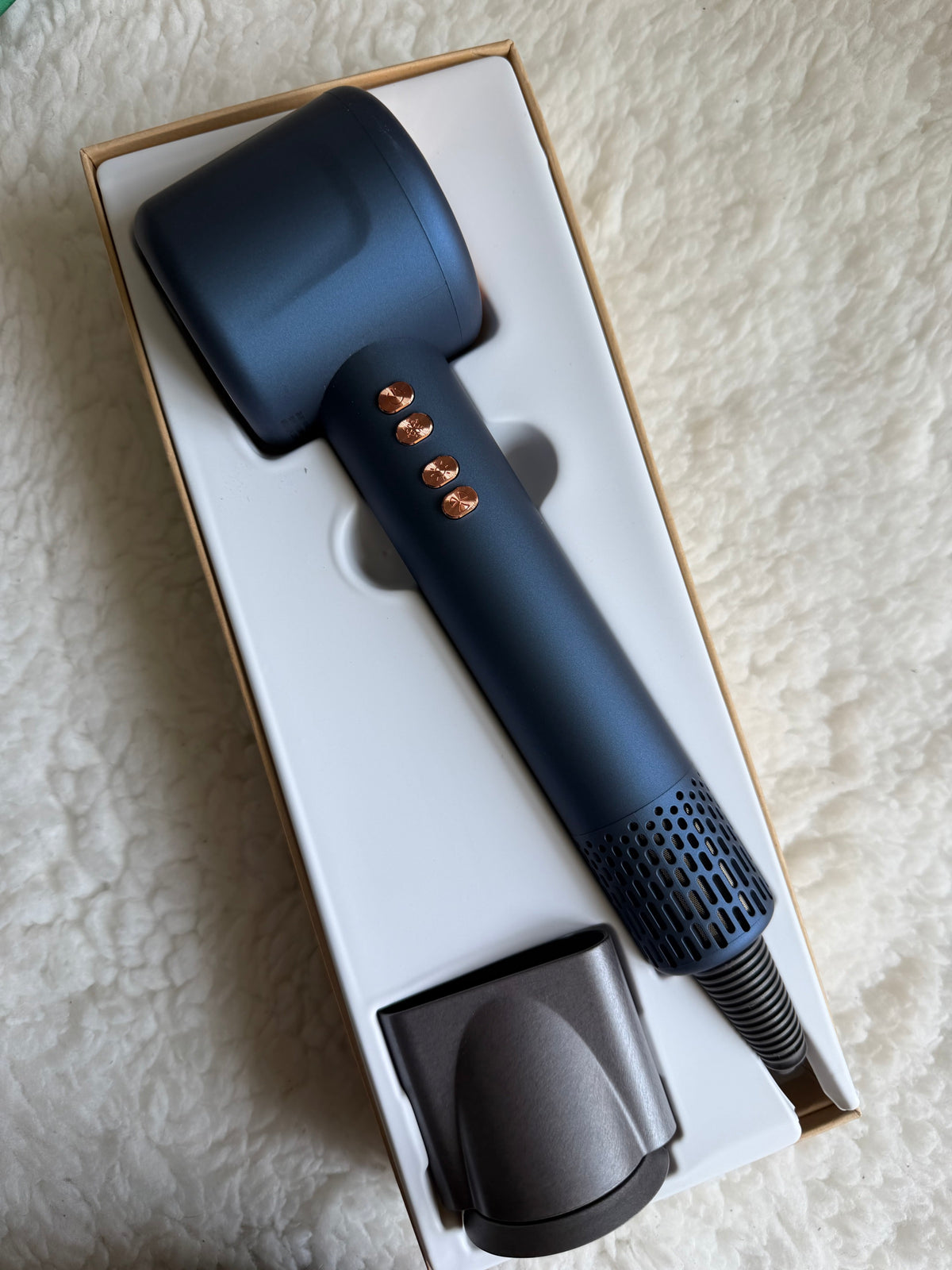 Фен Super Hair Dryer X13, потужний фен 25м/с Синій