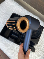 Фен Super Hair Dryer з 5-ма магнітними насадками Blue/Rich з насадкою з зубцями