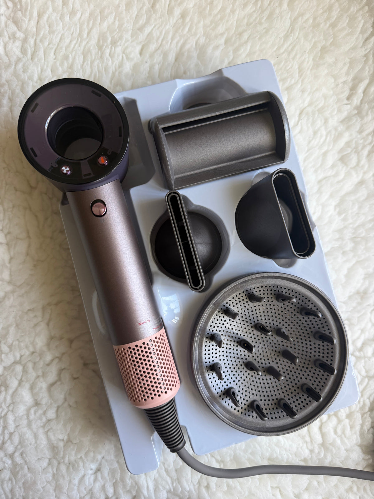 Super High Dryer Mini — міні-фен Сливовий з 4 насадками