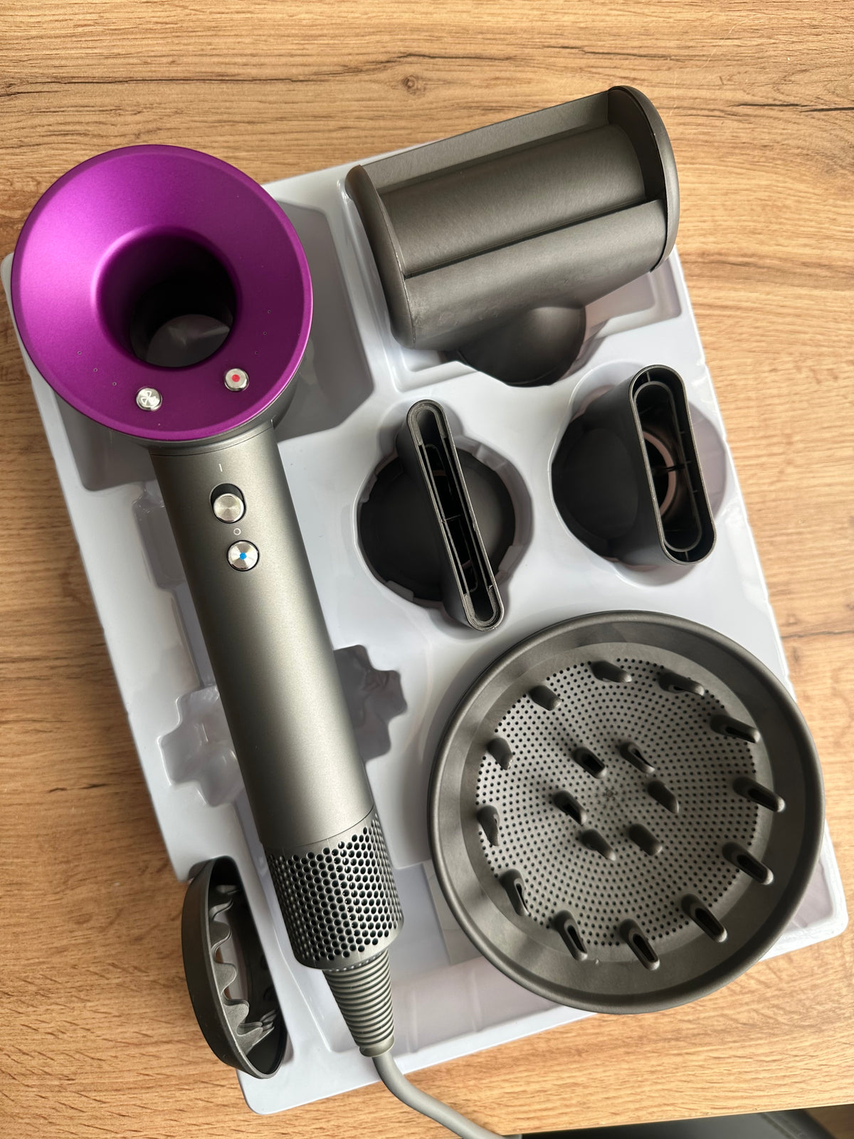 Фен для волосся  Super hair dryer 5 in 1 Фіолетовий