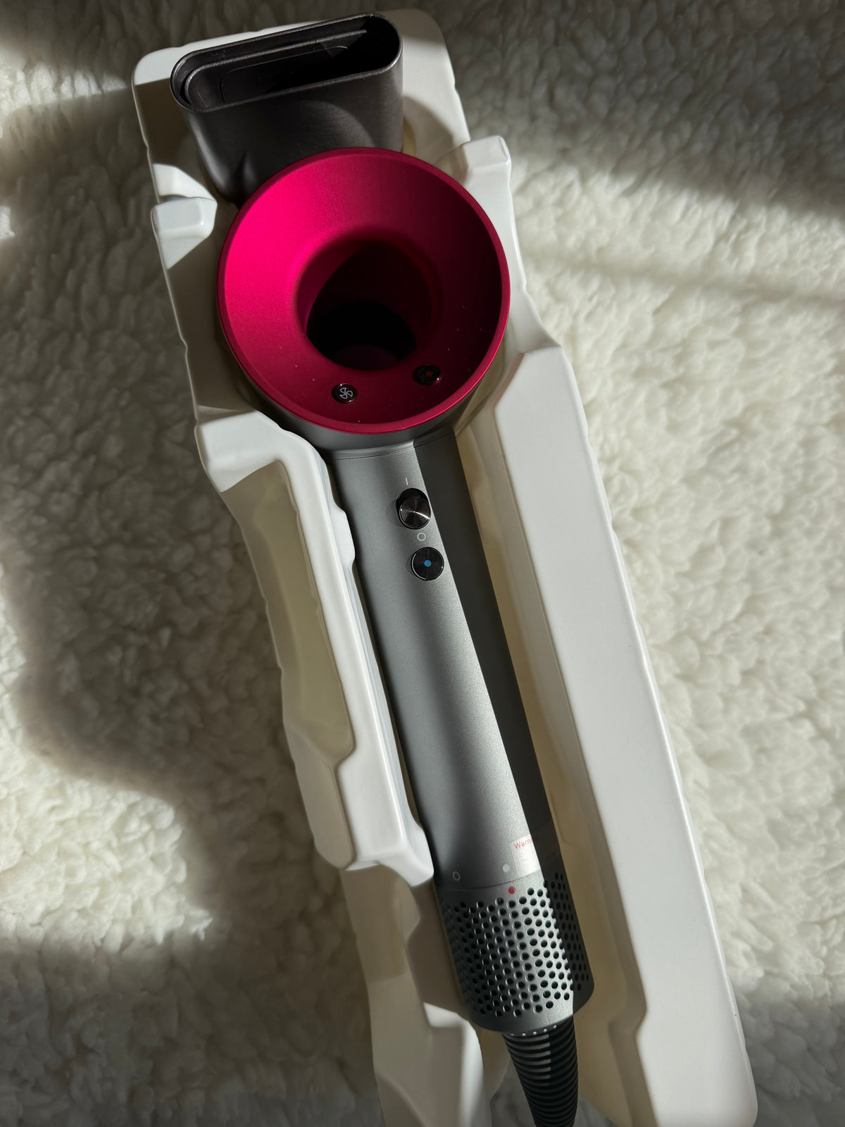 Фен Super hair dryer grafite/fuchsia одна насадка 1,8 кабель