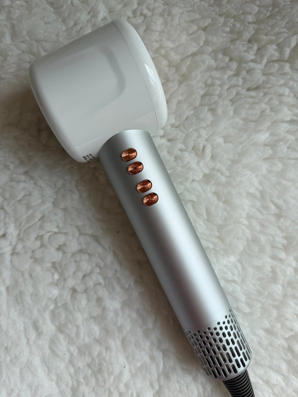 Фен Super Hair Dryer X13 потужний фен 25м/с Білий з срібним
