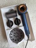 Фен Super Hair Dryer X13 потужний фен 25м/с Синій